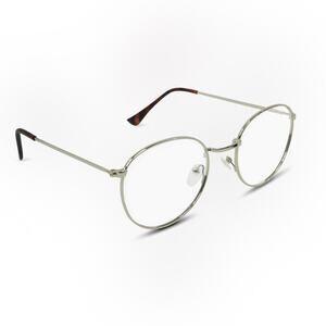 Nectar NEW Flatiron Blue Light Blocking Glasses   Round Silver